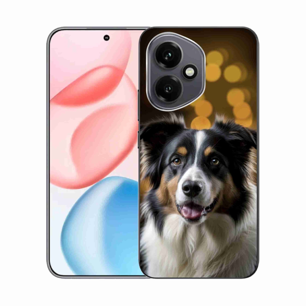 Gélový kryt mmCase na Honor 400 - usmievavý austrálsky ovčiak