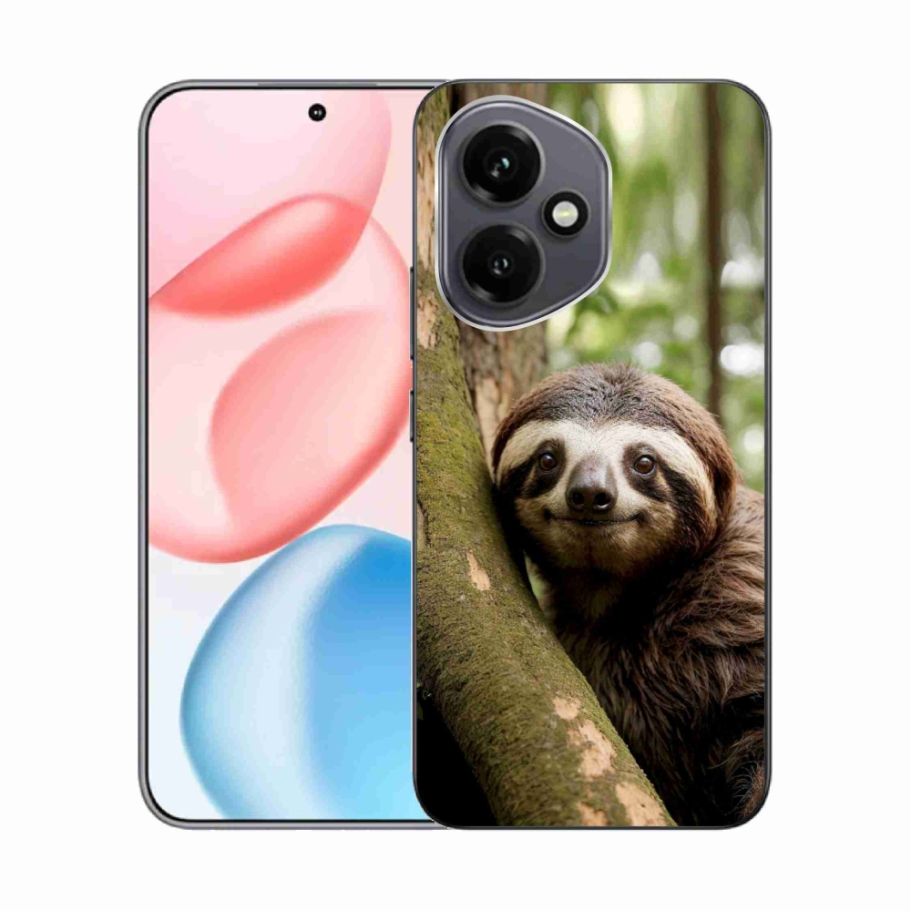Gélový kryt mmCase na Honor 400 - usmievavý leňochod