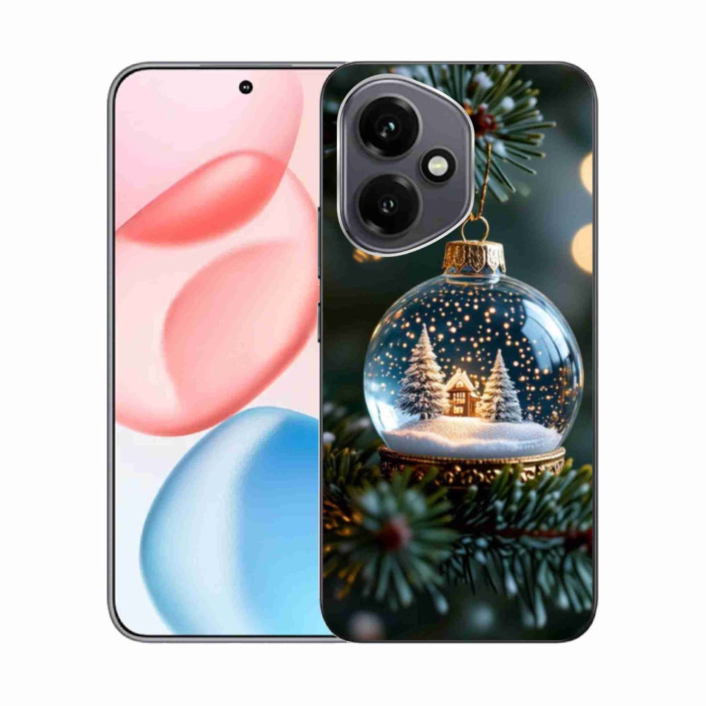 Gélový kryt mmCase na Honor 400 - vianočné gule 2