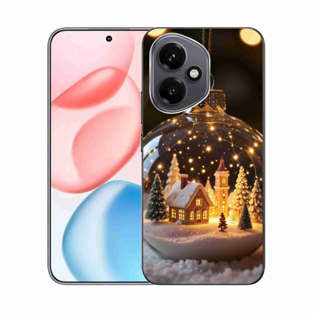 Gélový kryt mmCase na Honor 400 - vianočné gule 3