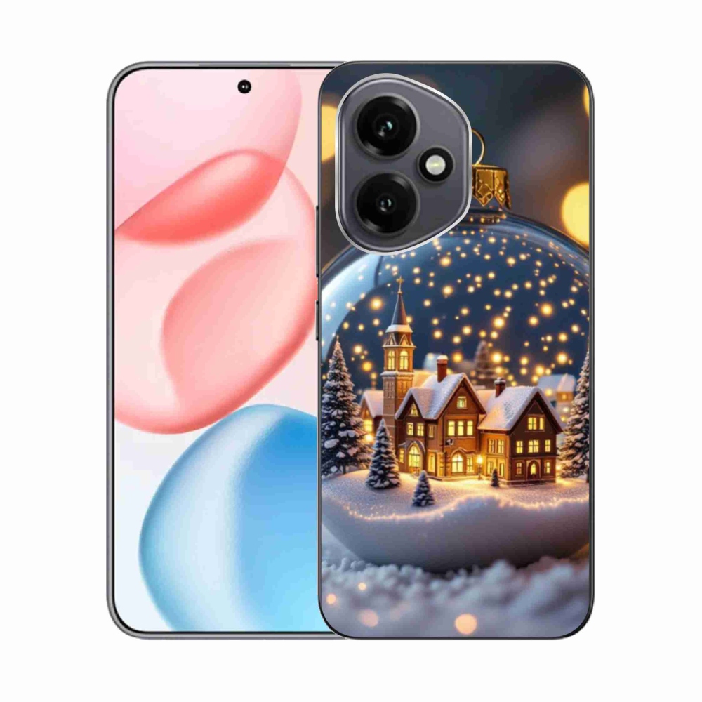 Gélový kryt mmCase na Honor 400 - vianočné gule 4