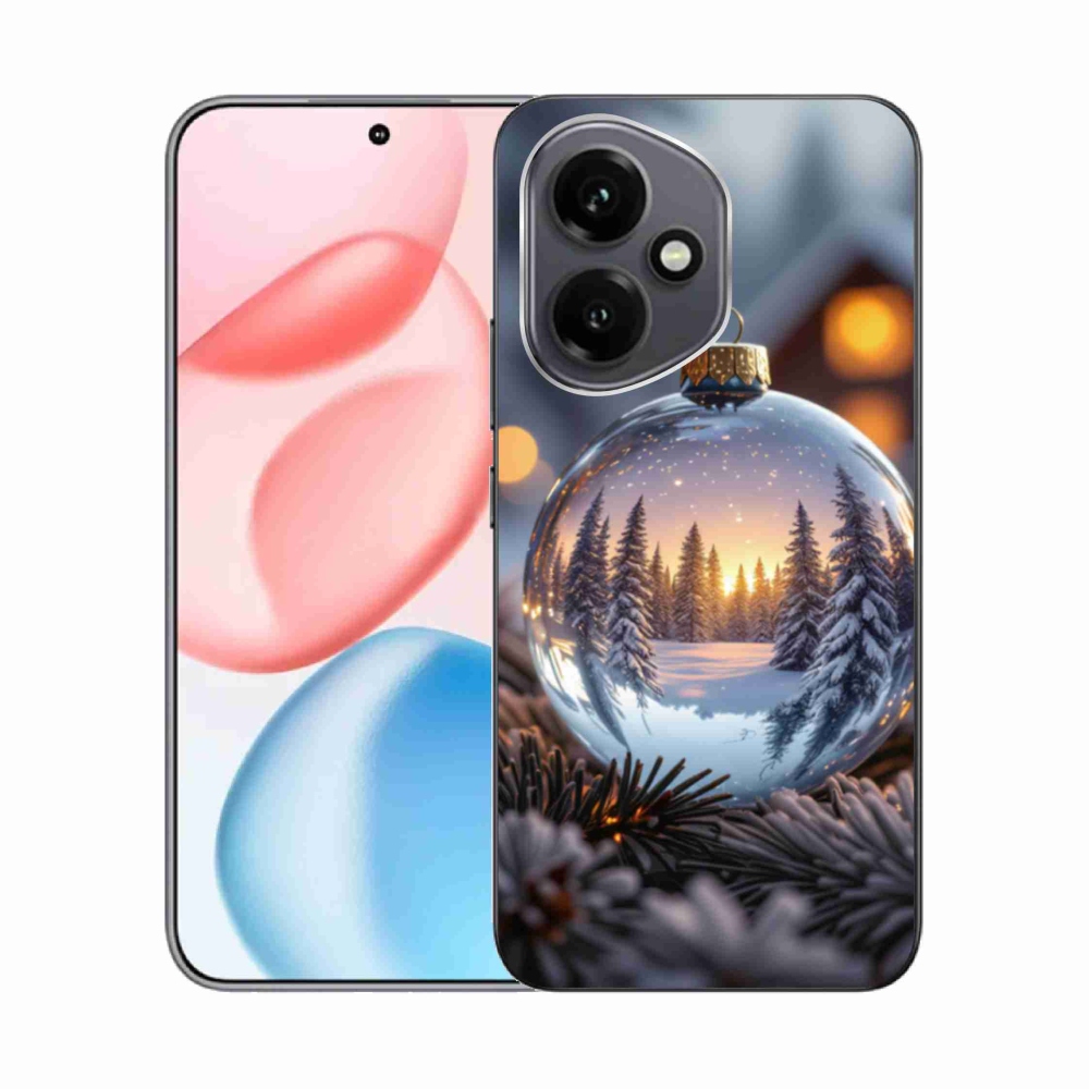 Gélový kryt mmCase na Honor 400 - vianočná ozdoba