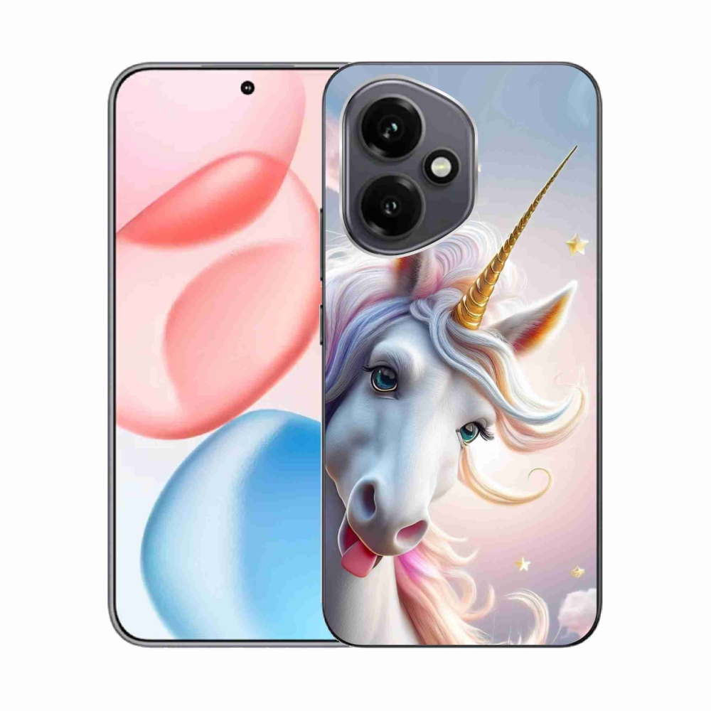 Gélový kryt mmCase na Honor 400 - veselý jednorožec