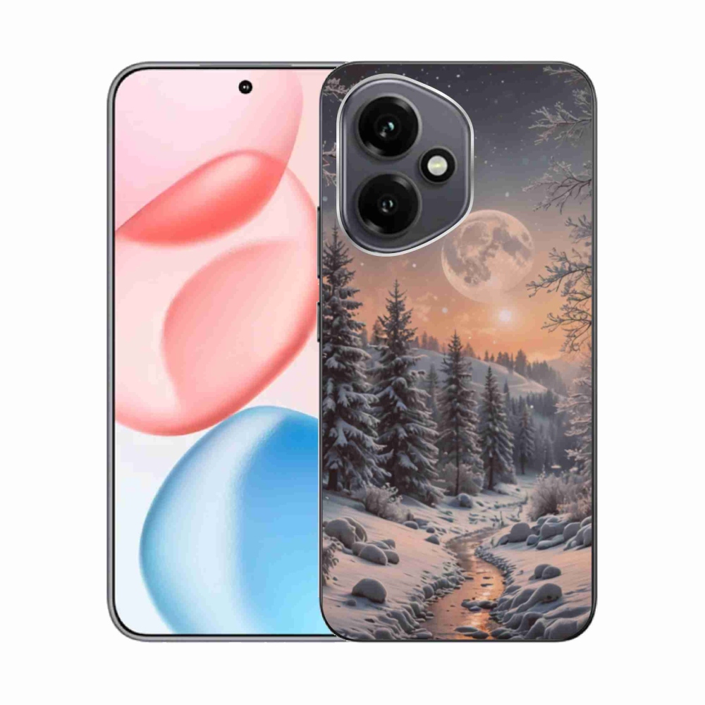 Gélový kryt mmCase na Honor 400 - zimná krajina 2