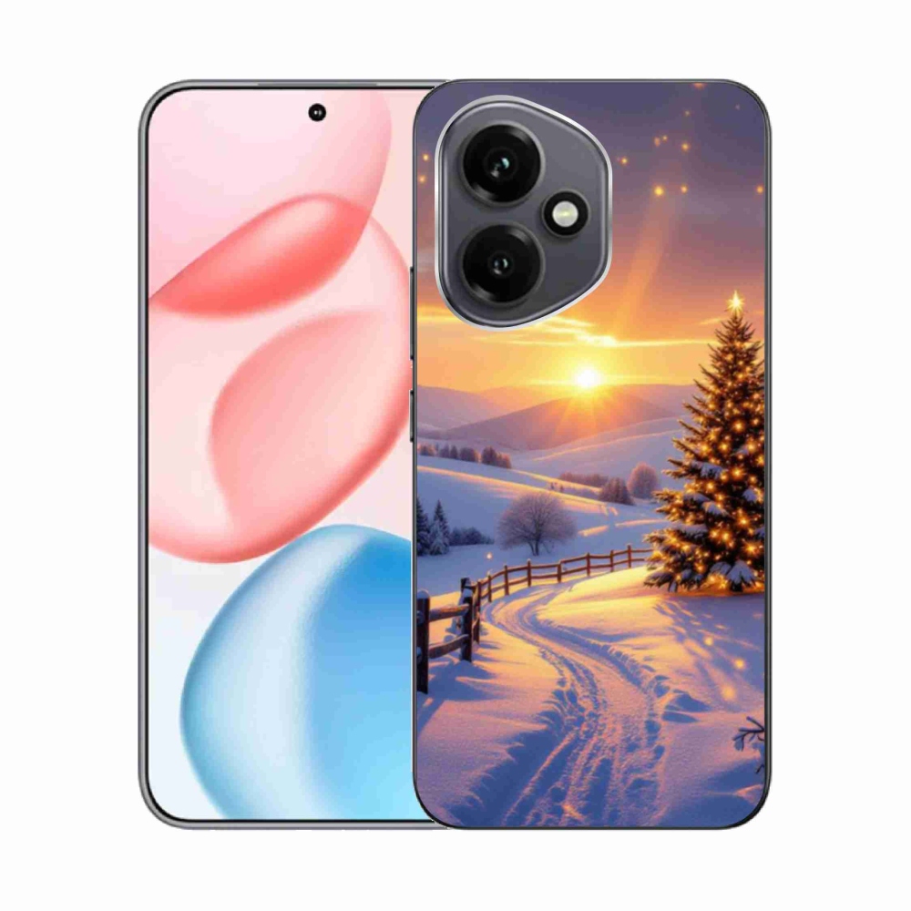 Gélový kryt mmCase na Honor 400 - zimná krajina