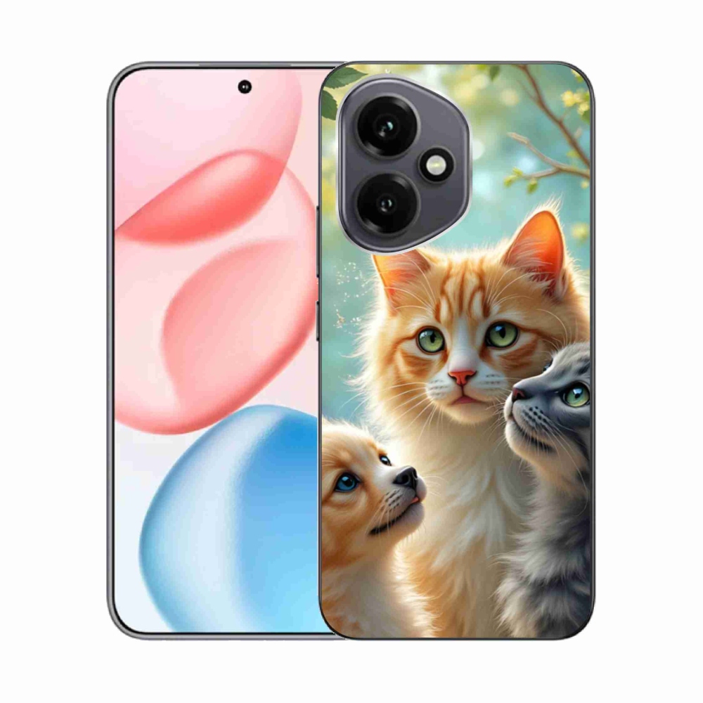 Gélový kryt mmCase na Honor 400 - zvieracie priateľstvo 2