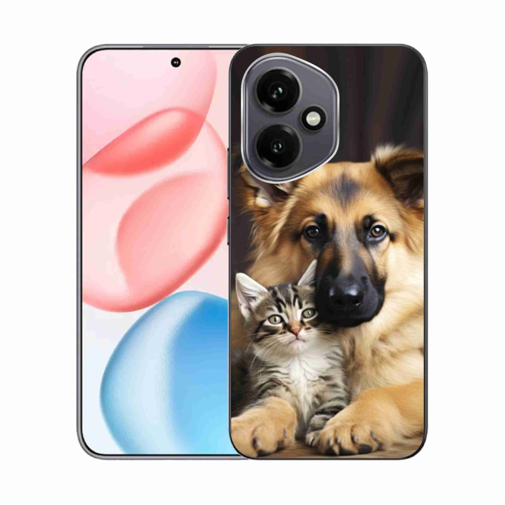 Gélový kryt mmCase na Honor 400 - zvieracie priateľstvo