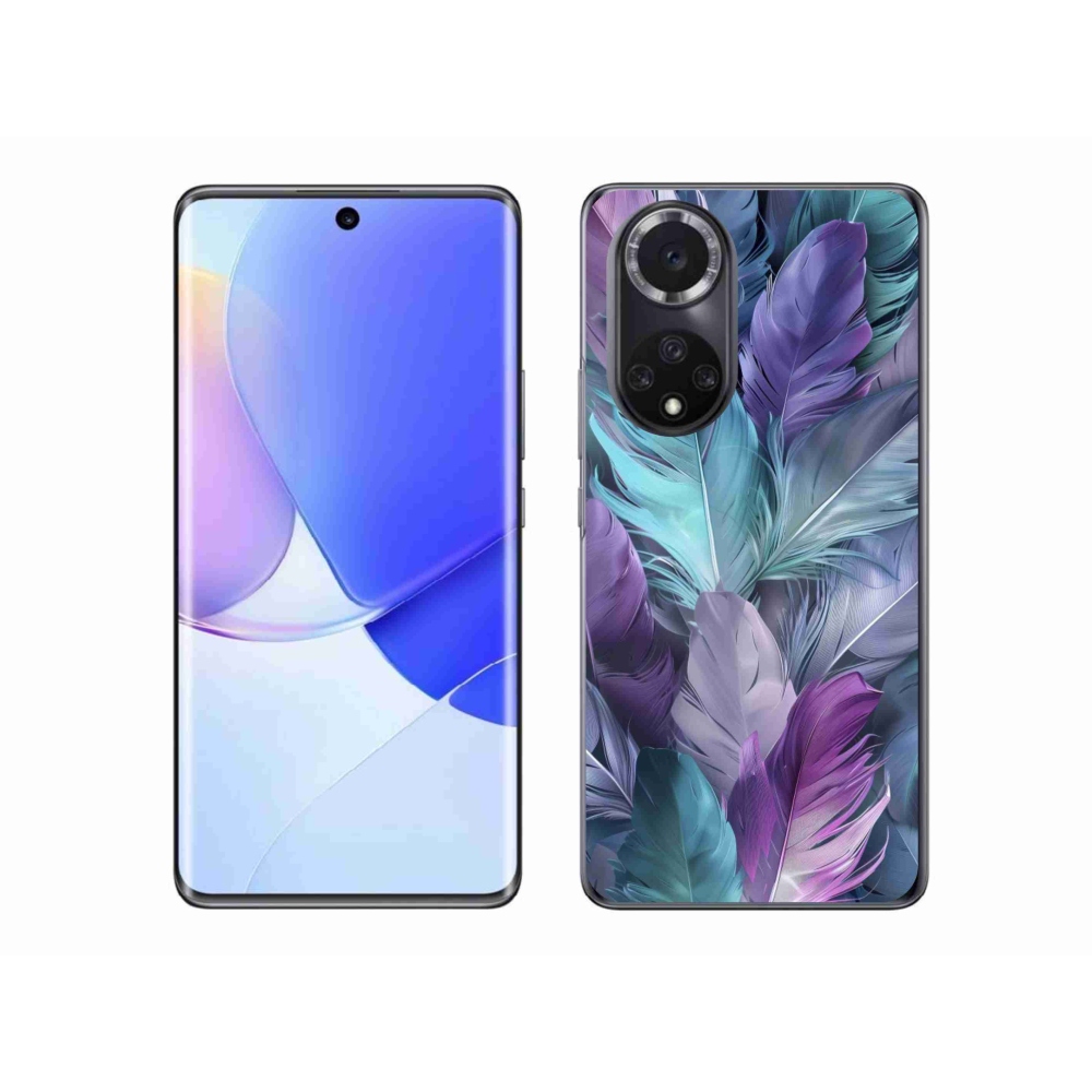 Gélový kryt mmCase na Honor 50 - farebné perie 2