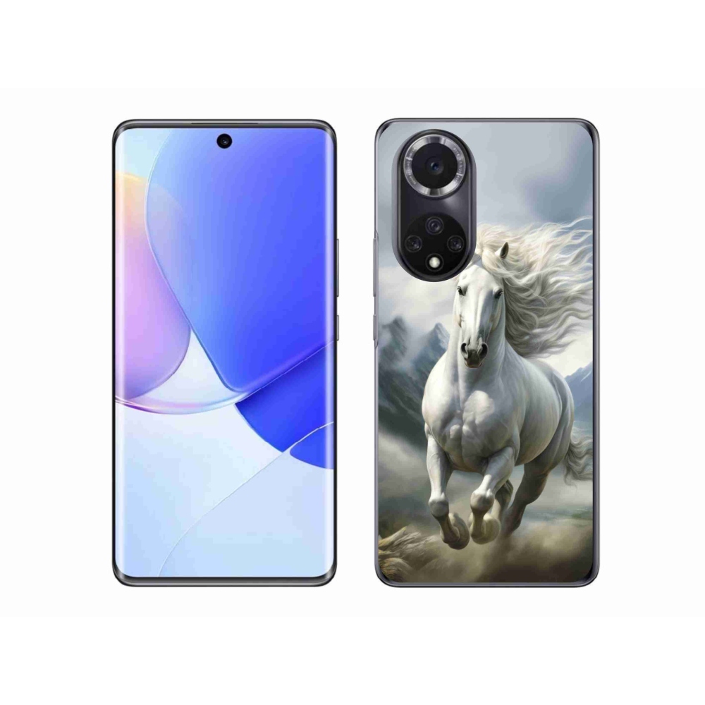 Gélový kryt mmCase na Honor 50 - bežiaci biely kôň 3
