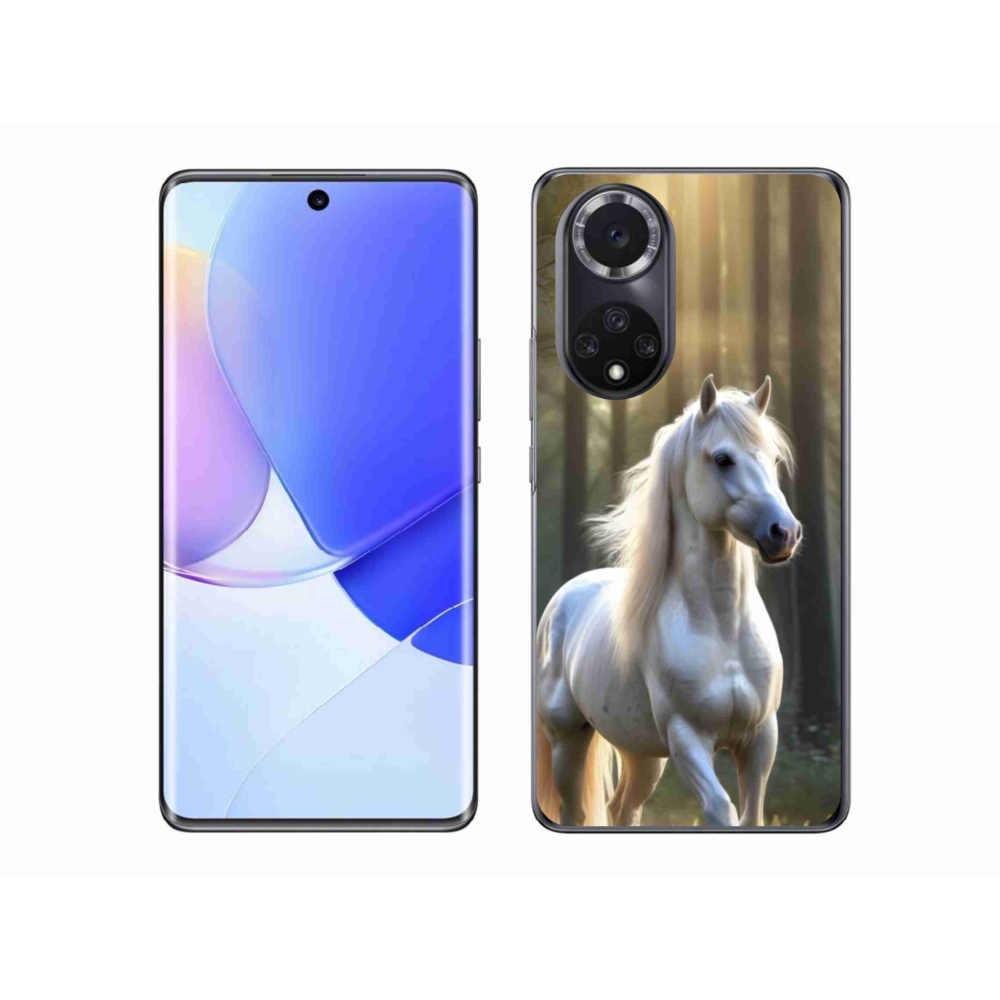 Gélový kryt mmCase na Honor 50 - biely kôň 3