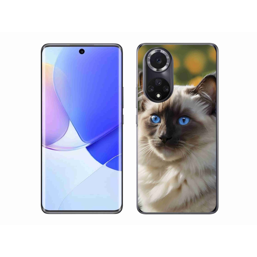 Gélový kryt mmCase na Honor 50 - biely ragdoll