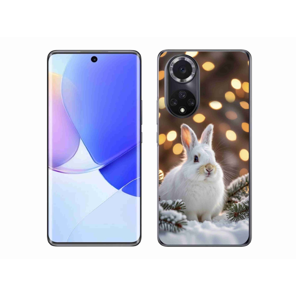 Gélový kryt mmCase na Honor 50 - biely zajac