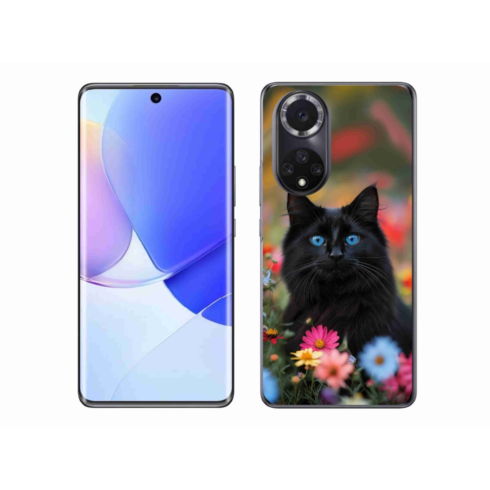 Gélový kryt mmCase na Honor 50 - čierne mačiatko 4
