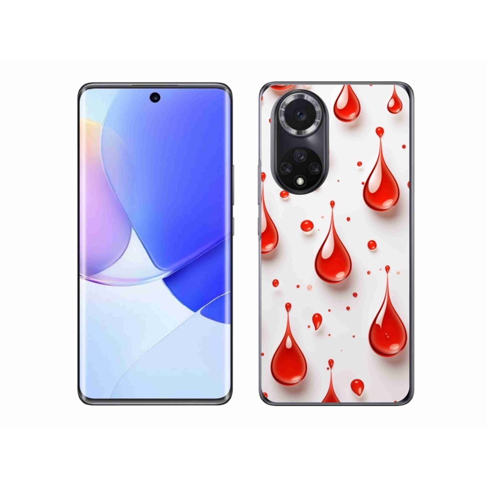 Gélový kryt mmCase na Honor 50 - červené kvapky