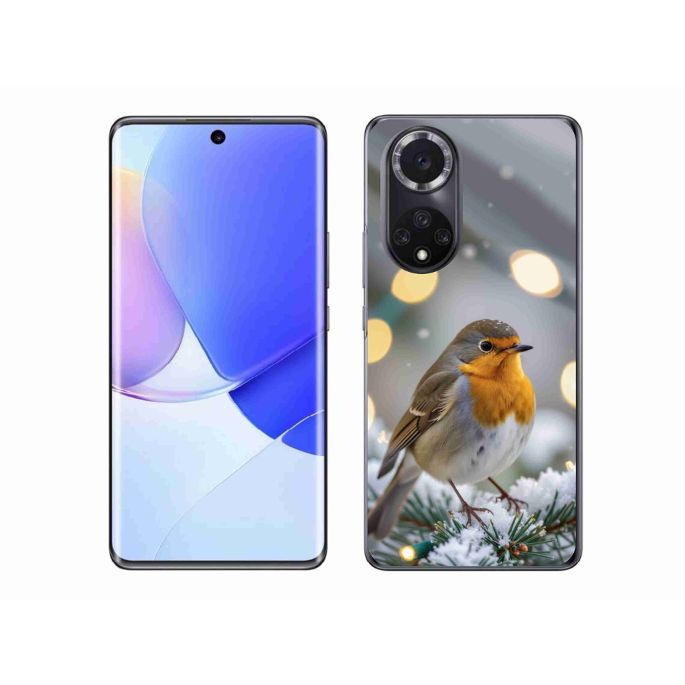 Gélový kryt mmCase na Honor 50 - červienka v zime