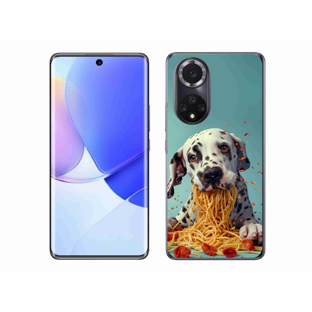 Gélový kryt mmCase na Honor 50 - dalmatín a špagety