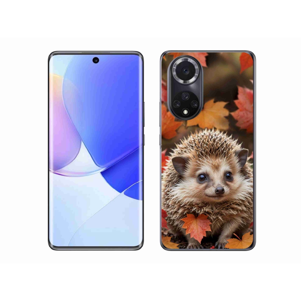 Gélový kryt mmCase na Honor 50 - ježko v lístí
