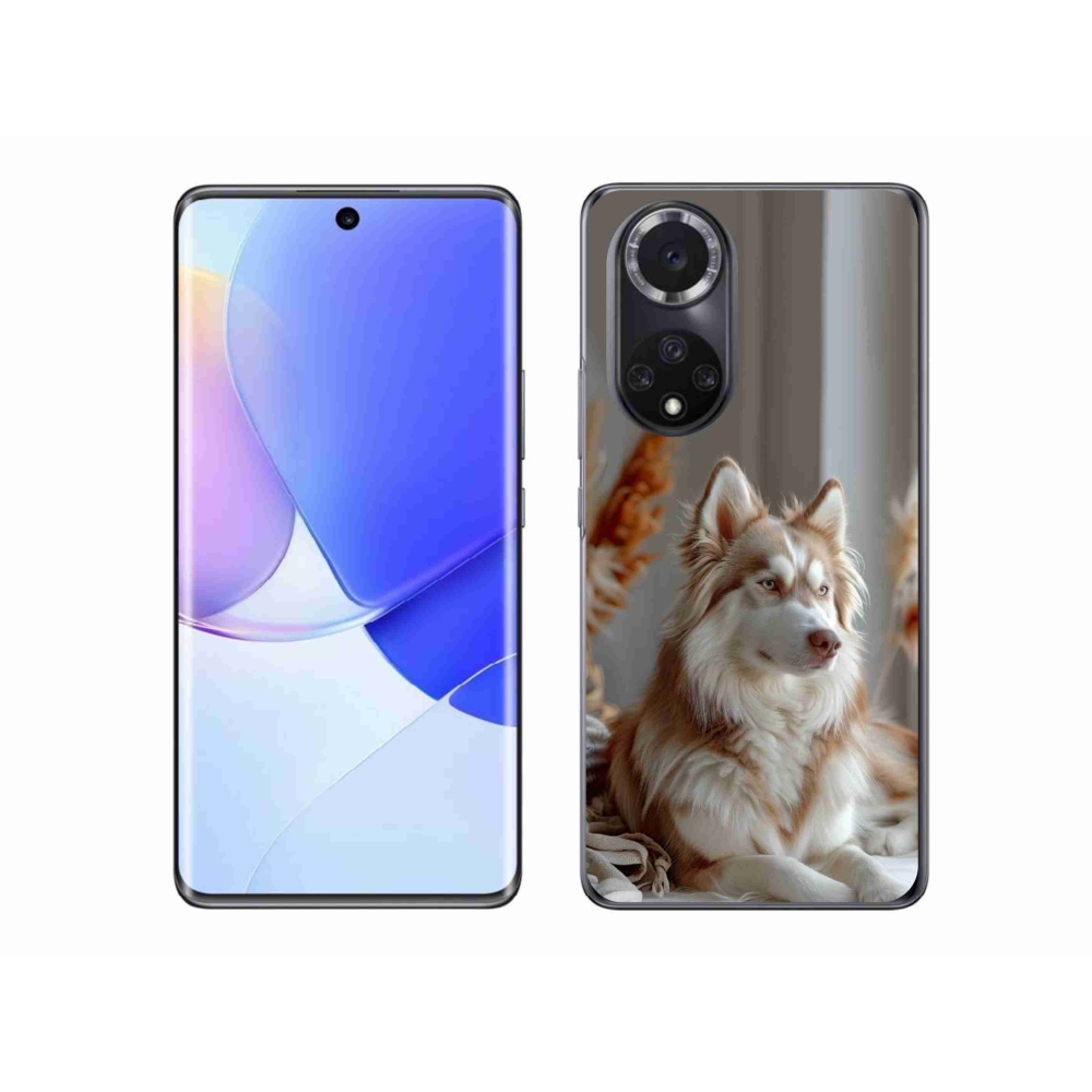 Gélový kryt mmCase na Honor 50 - pokojný sibírsky husky