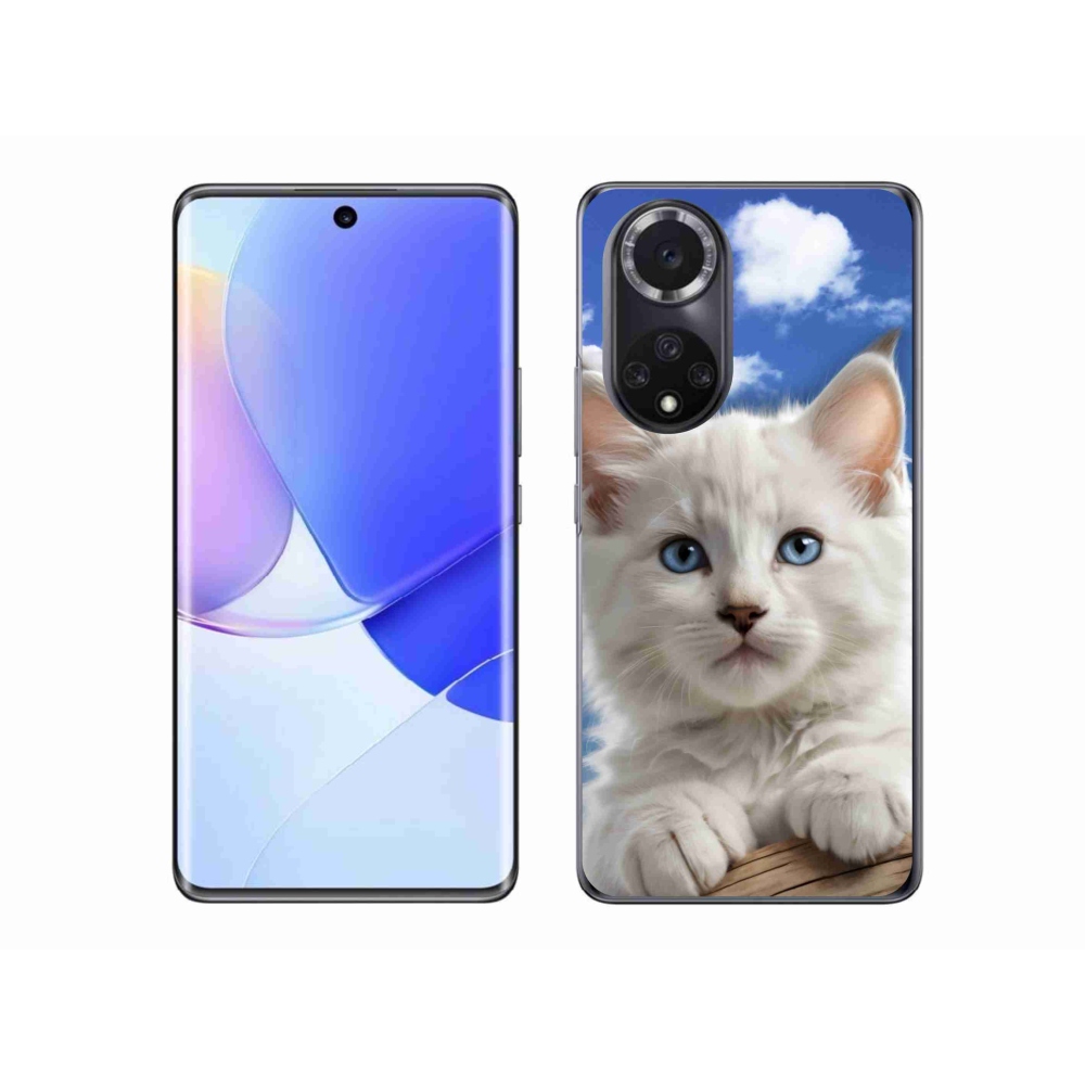 Gélový kryt mmCase na Honor 50 - mačiatko a oblaky