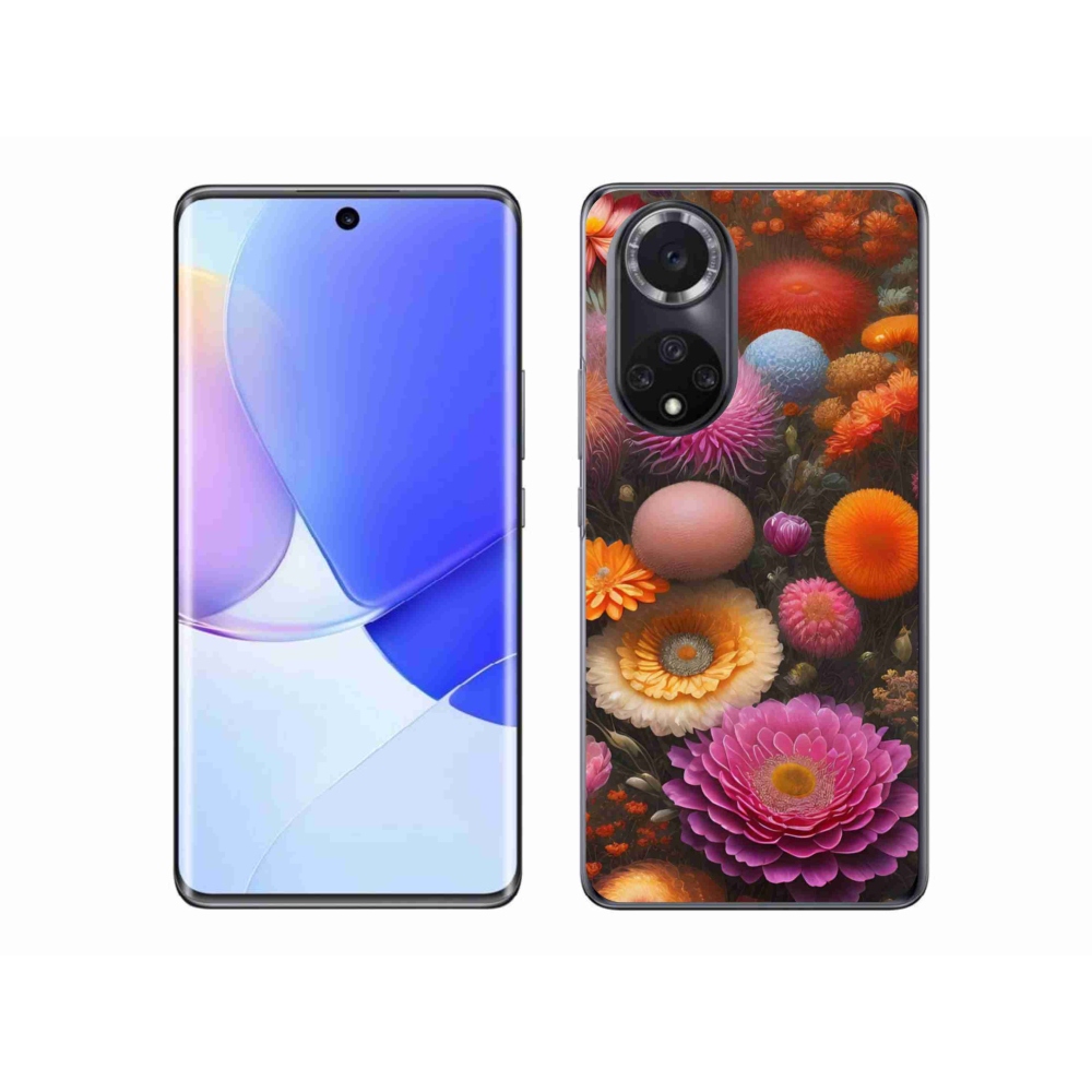 Gélový kryt mmCase na Honor 50 - kvetinová kompozícia