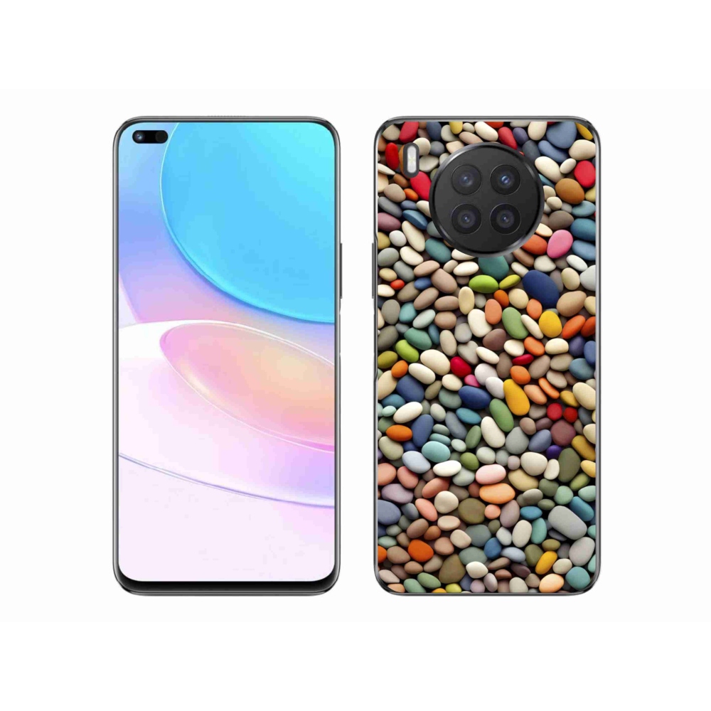 Gélový kryt mmCase na Honor 50 Lite - farebné kamienky 2