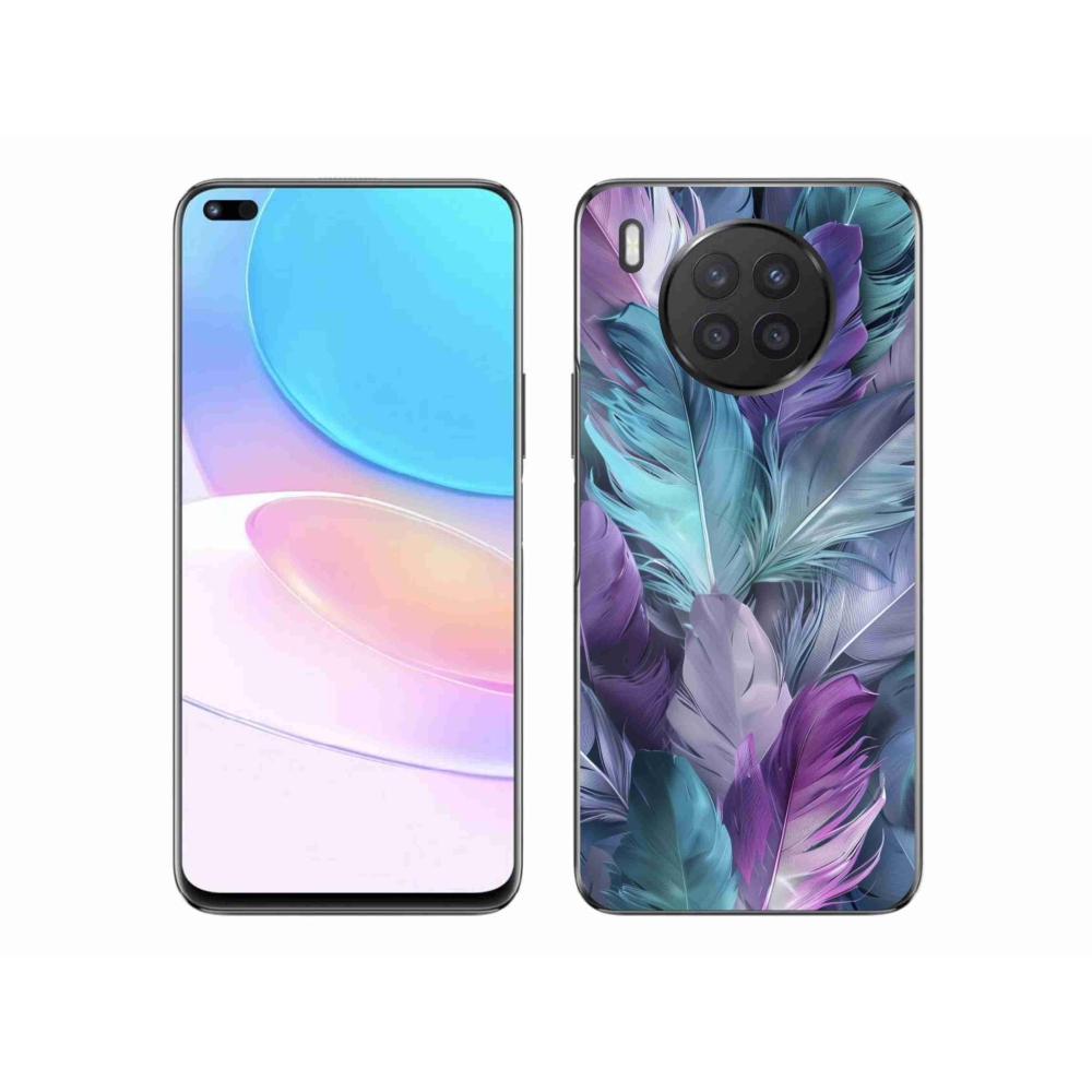 Gélový kryt mmCase na Honor 50 Lite - farebné perie 2