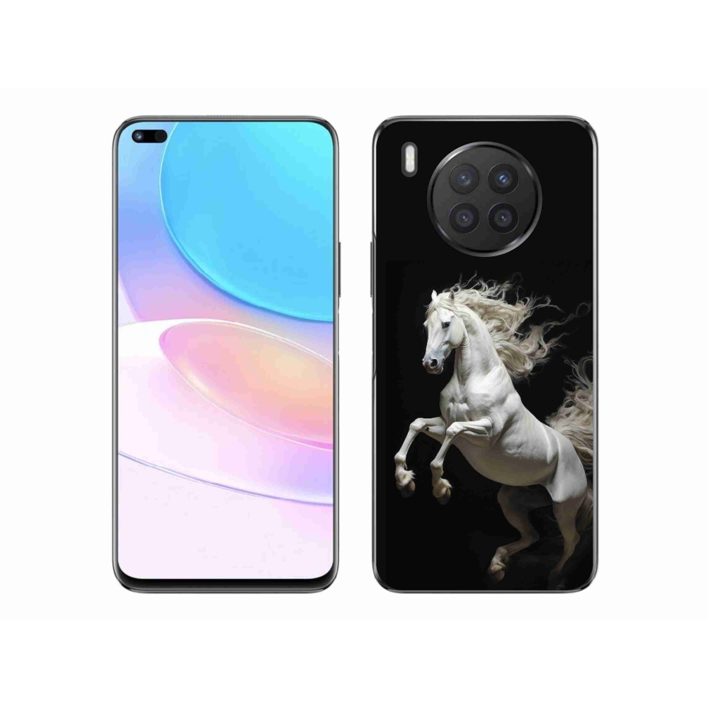 Gélový kryt mmCase na Honor 50 Lite - biely kôň 4