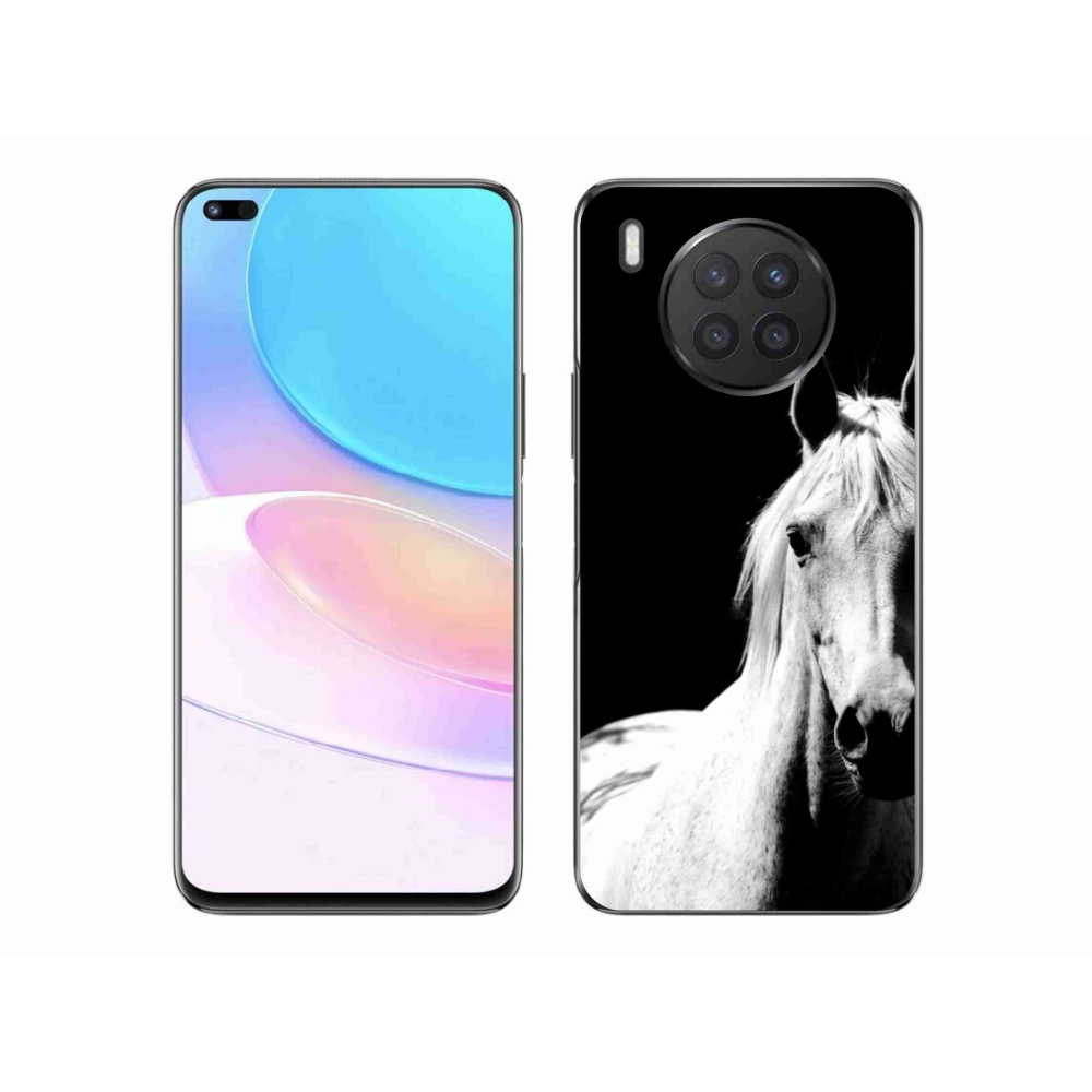 Gélový kryt mmCase na Honor 50 Lite - biely kôň 5