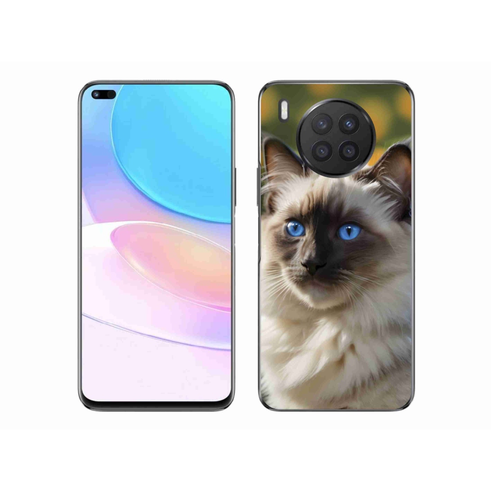 Gélový kryt mmCase na Honor 50 Lite - biely ragdoll