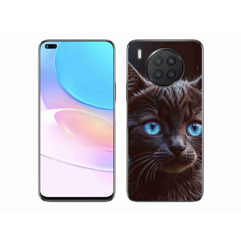 Gélový kryt mmCase na Honor 50 Lite - čierne mačiatko 2