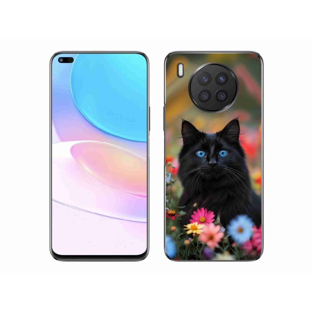 Gélový kryt mmCase na Honor 50 Lite - čierne mačiatko 4