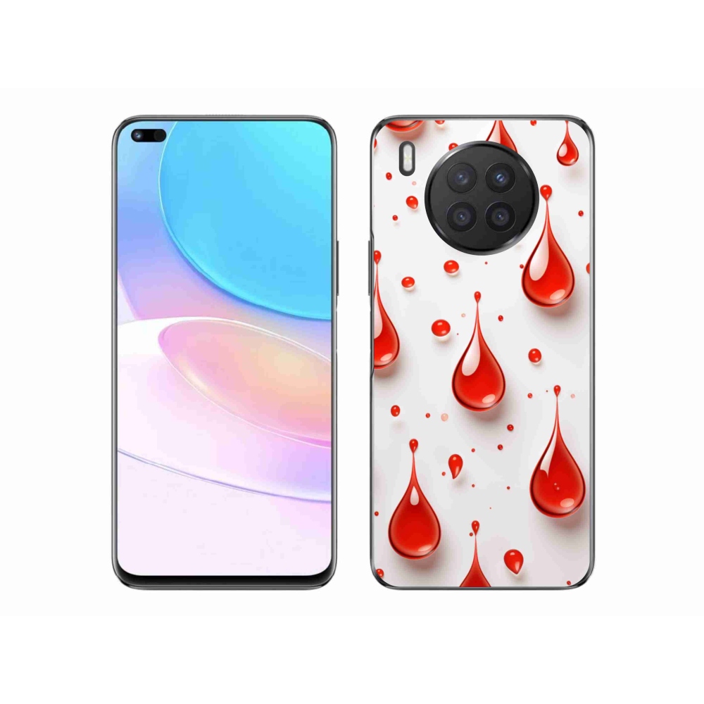 Gélový kryt mmCase na Honor 50 Lite - červené kvapky