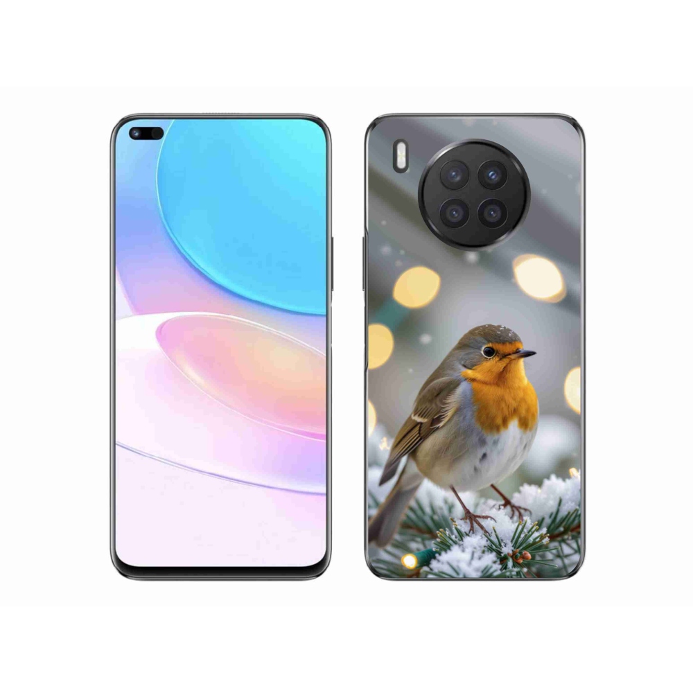 Gélový kryt mmCase na Honor 50 Lite - červienka v zime