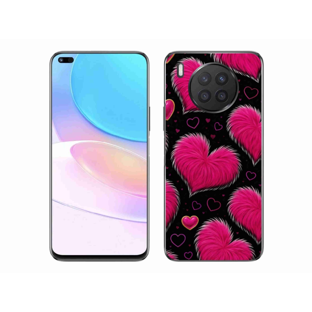 Gélový kryt mmCase na Honor 50 Lite - hebké srdce