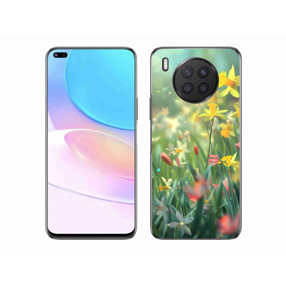 Gélový kryt mmCase na Honor 50 Lite - jarné kvety