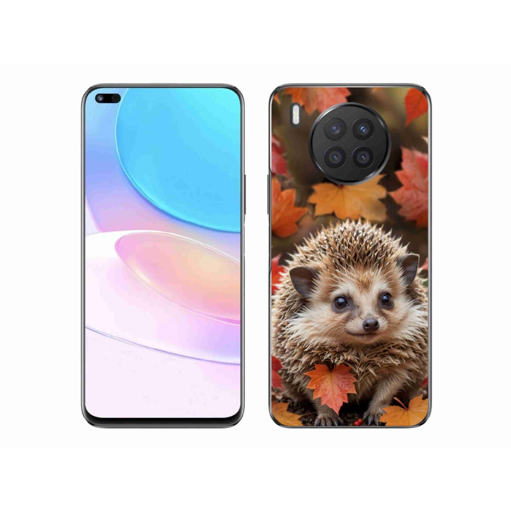 Gélový kryt mmCase na Honor 50 Lite - ježko v lístí