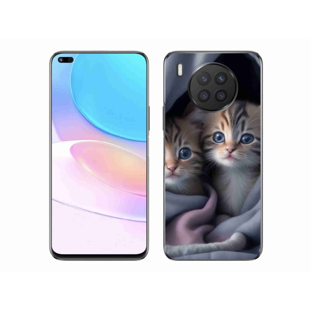 Gélový kryt mmCase na Honor 50 Lite - mačacie duo 2