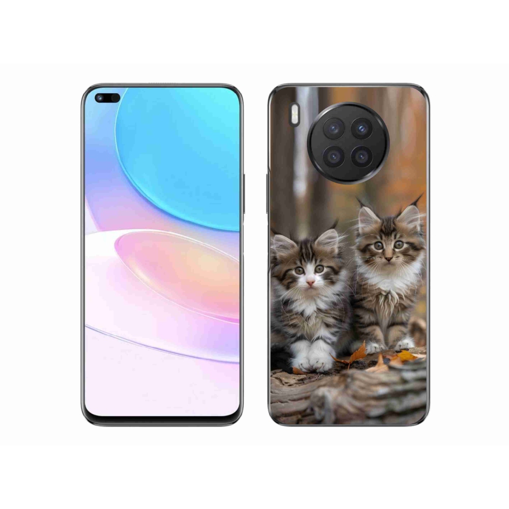 Gélový kryt mmCase na Honor 50 Lite - mačacie duo 3