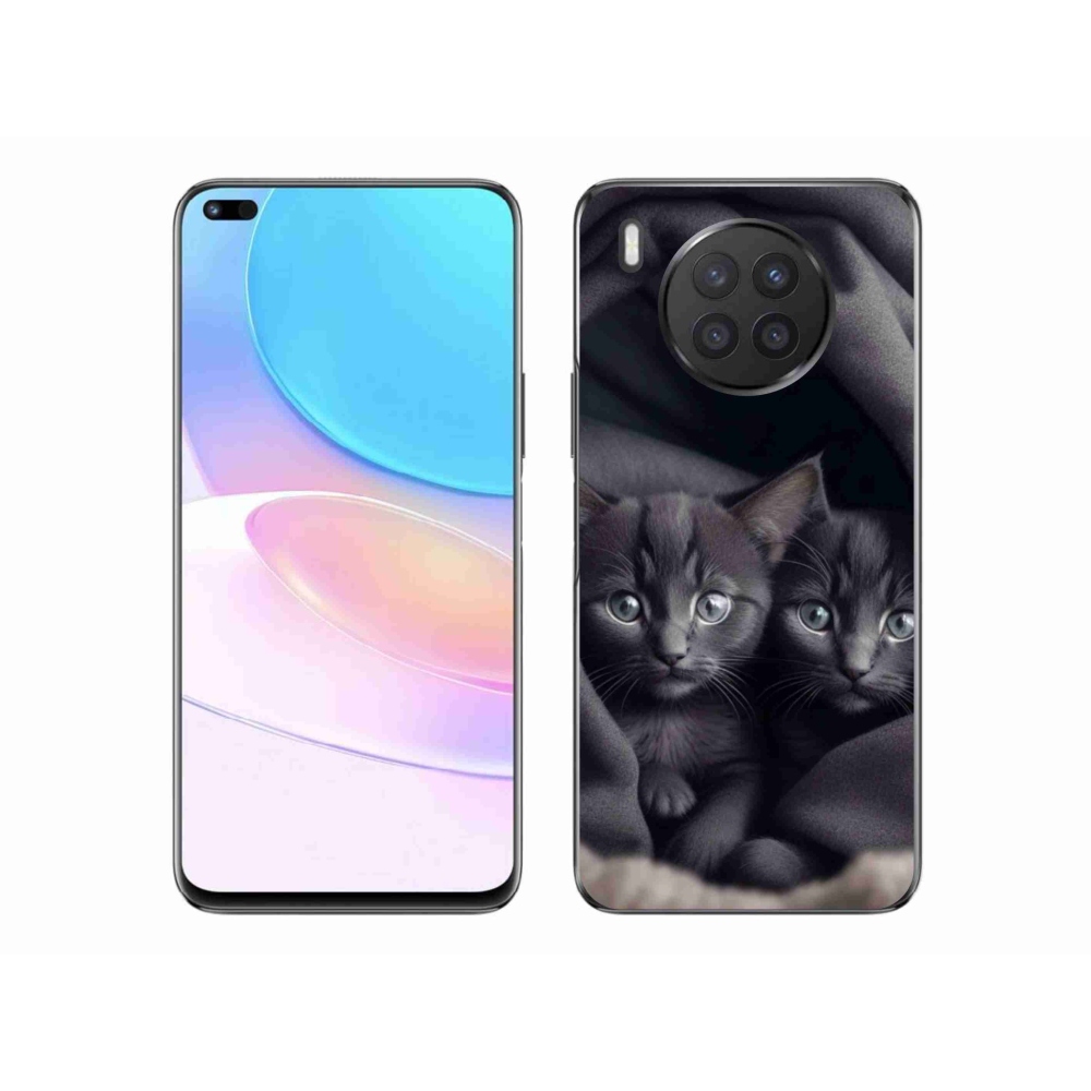 Gélový kryt mmCase na Honor 50 Lite - mačacie duo