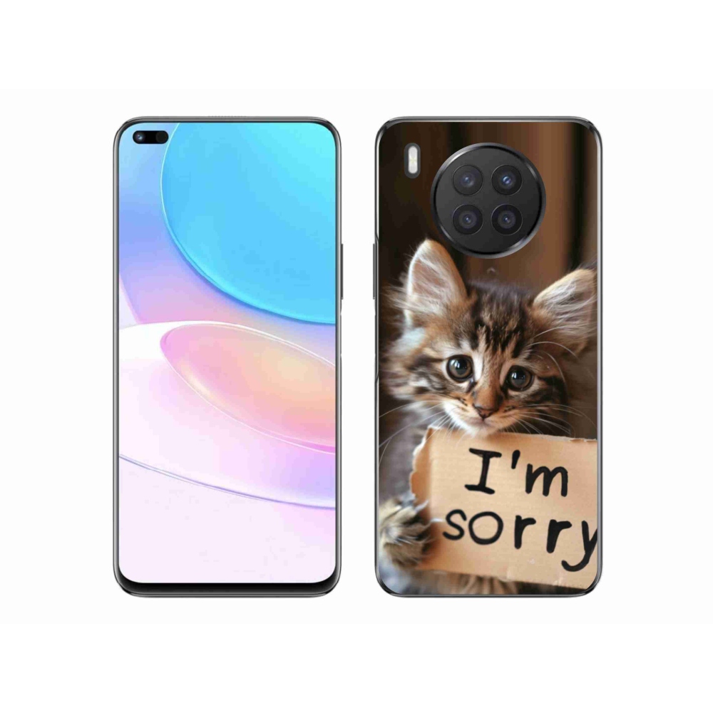 Gélový kryt mmCase na Honor 50 Lite - mačacie ospravedlnenie