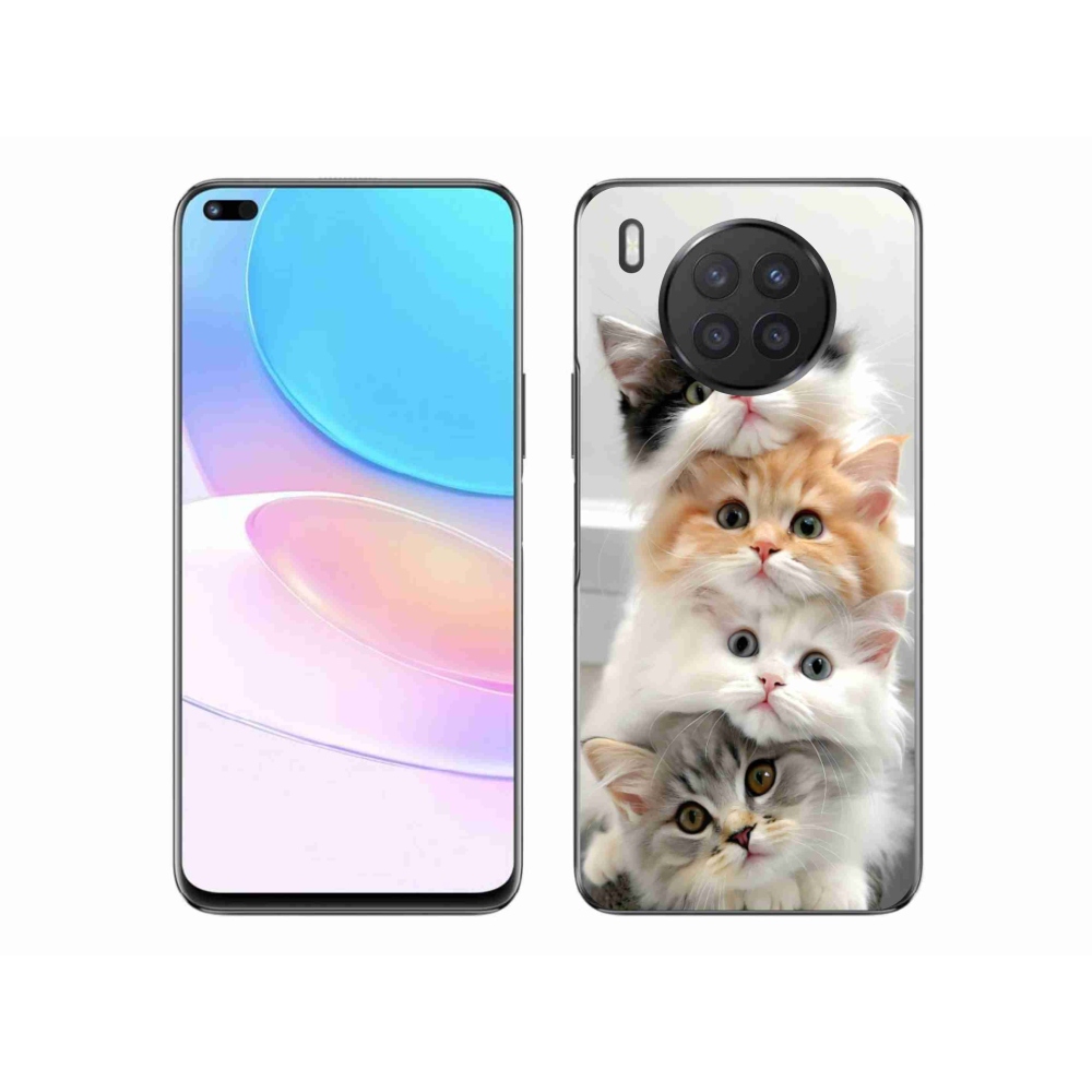 Gélový kryt mmCase na Honor 50 Lite - mačacia partia