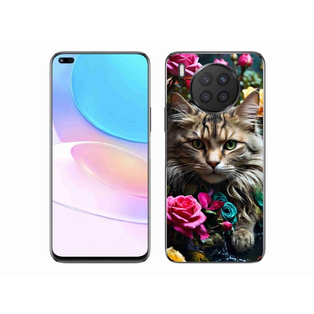 Gélový kryt mmCase na Honor 50 Lite - mačacie pohľad 2