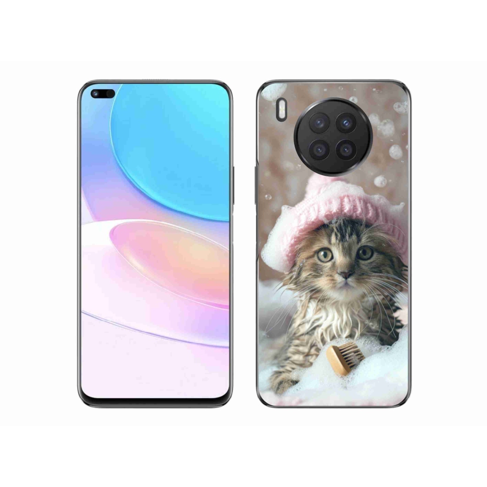 Gélový kryt mmCase na Honor 50 Lite - mačiatko a kúpeľ