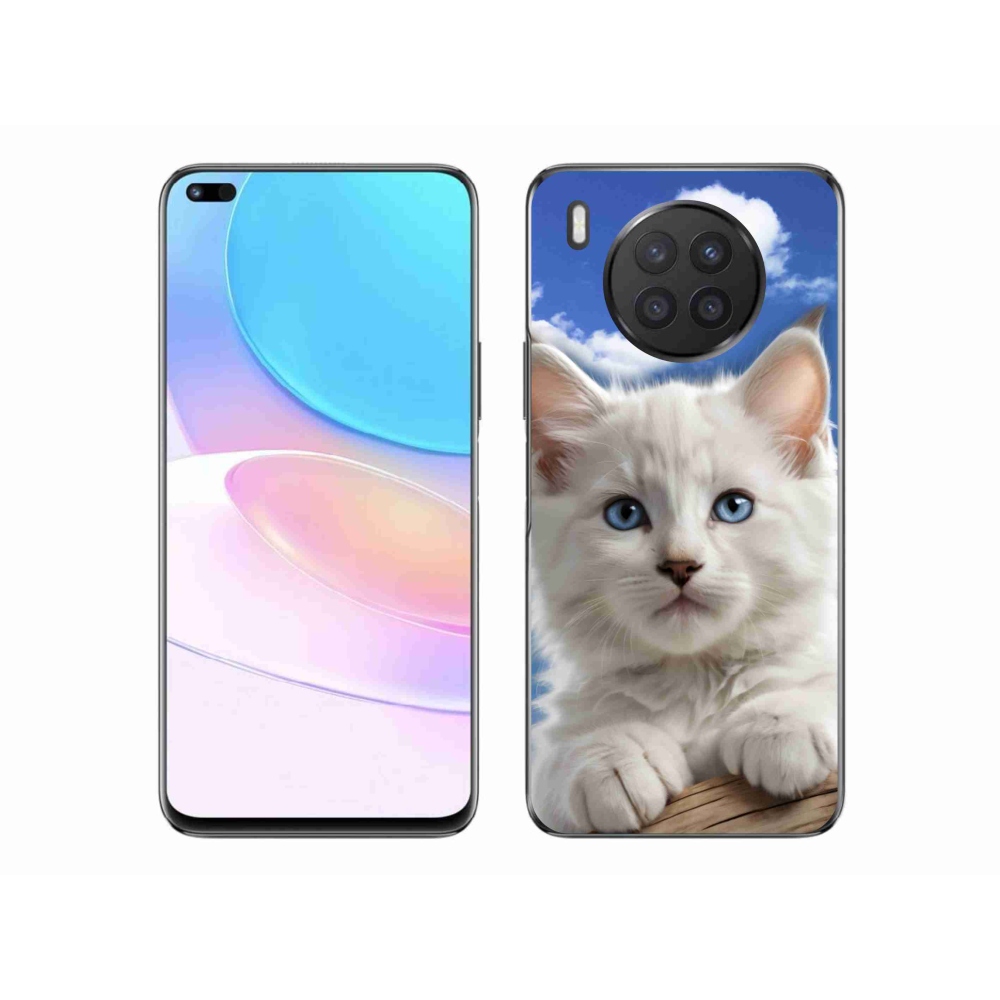 Gélový kryt mmCase na Honor 50 Lite - mačiatko a oblaky