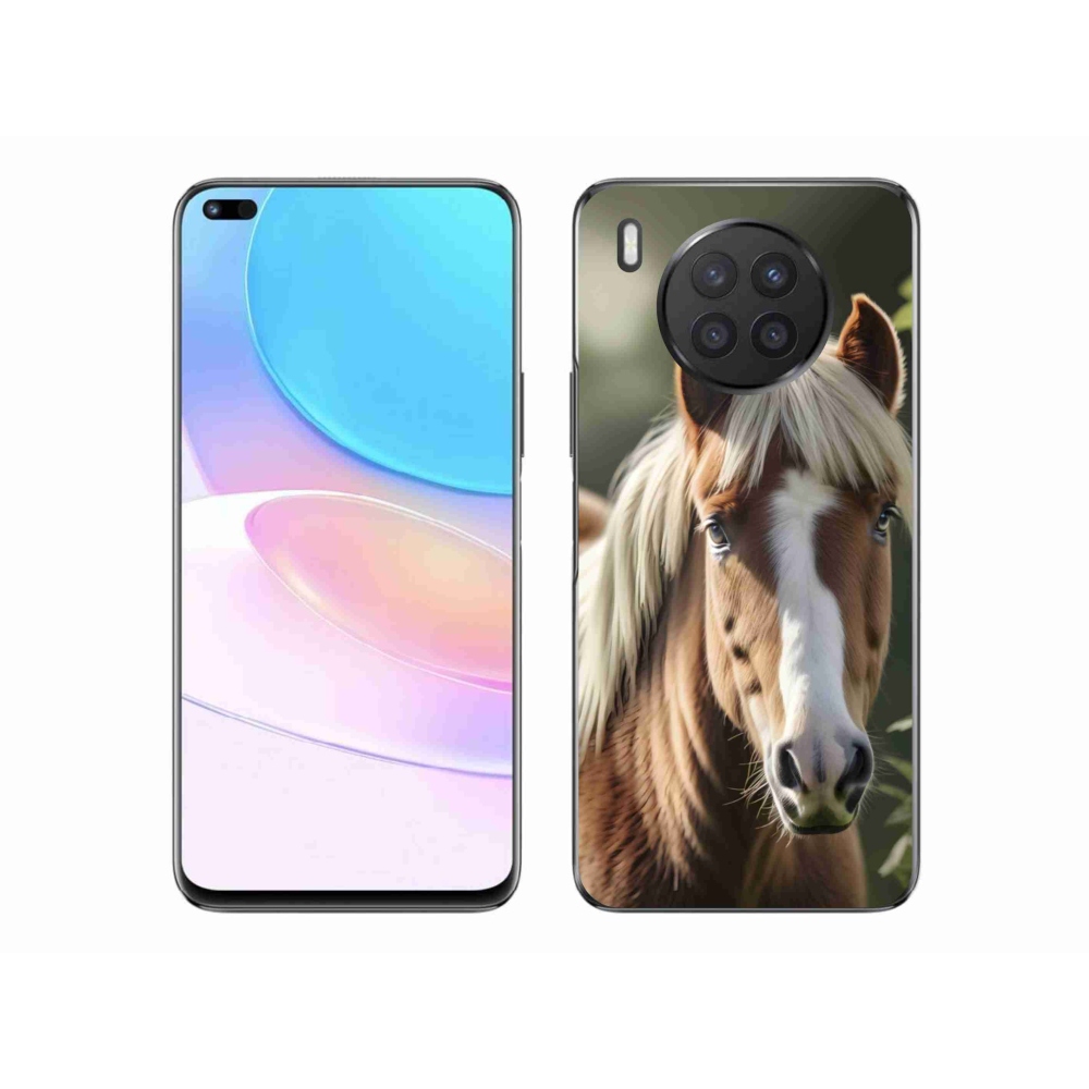 Gélový kryt mmCase na Honor 50 Lite - kôň so svetlou hrivou