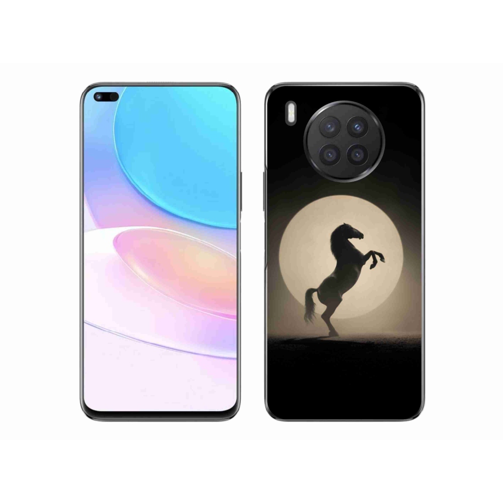 Gélový kryt mmCase na Honor 50 Lite - kôň v siluete