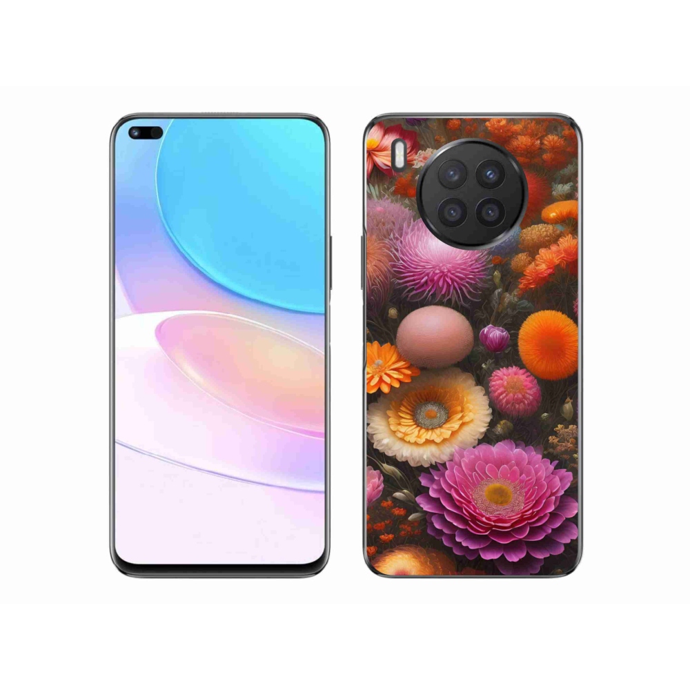 Gélový kryt mmCase na Honor 50 Lite - kvetinová kompozícia