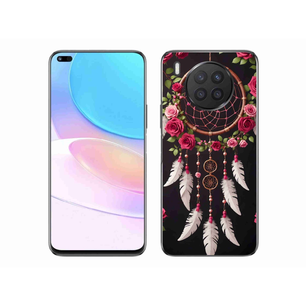 Gélový kryt mmCase na Honor 50 Lite - lapač snov s ružami