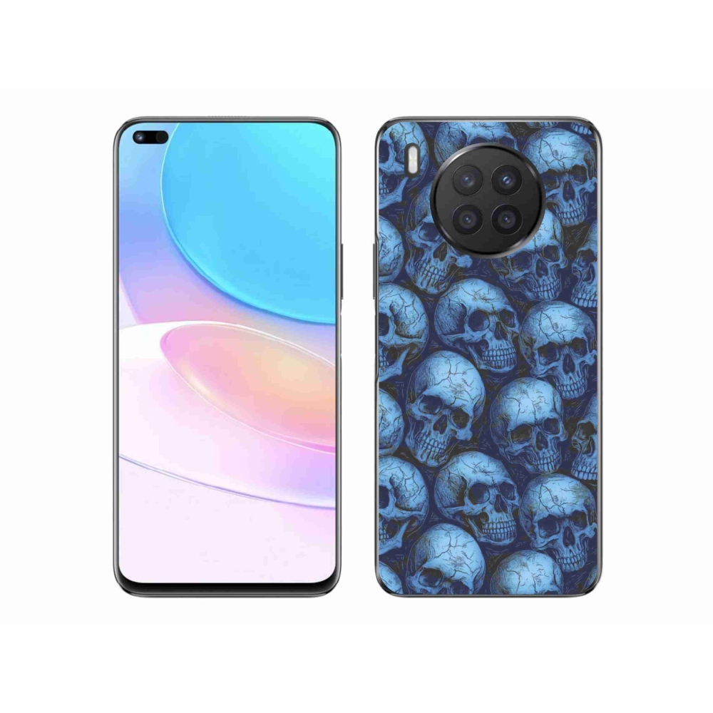 Gélový kryt mmCase na Honor 50 Lite - lebky
