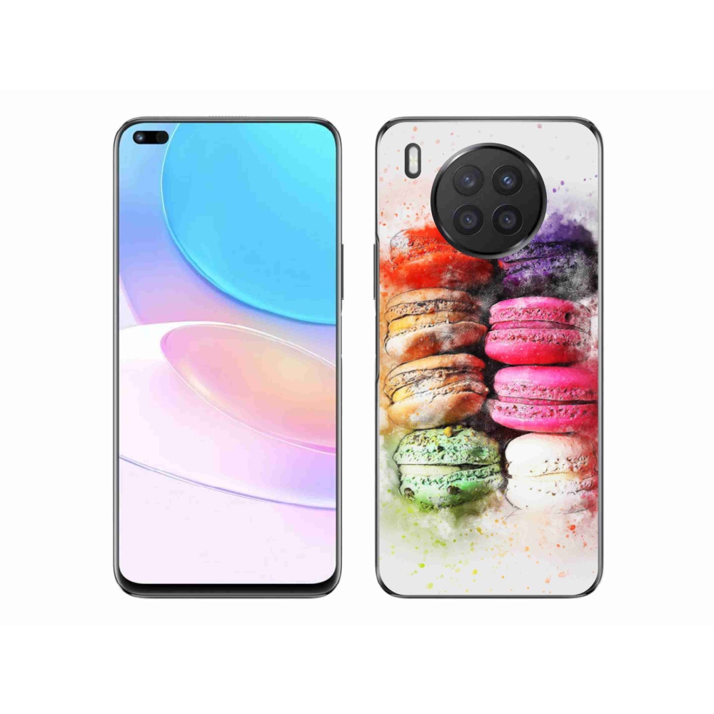 Gélový kryt mmCase na Honor 50 Lite - makrónky